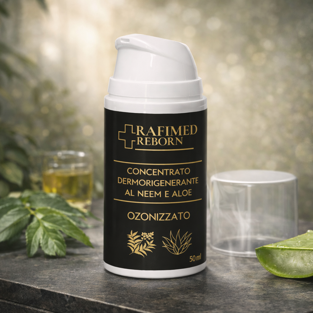 Concentrato Neem Aloe Ozonizzato Rafimed — ingredienti naturali rigeneranti