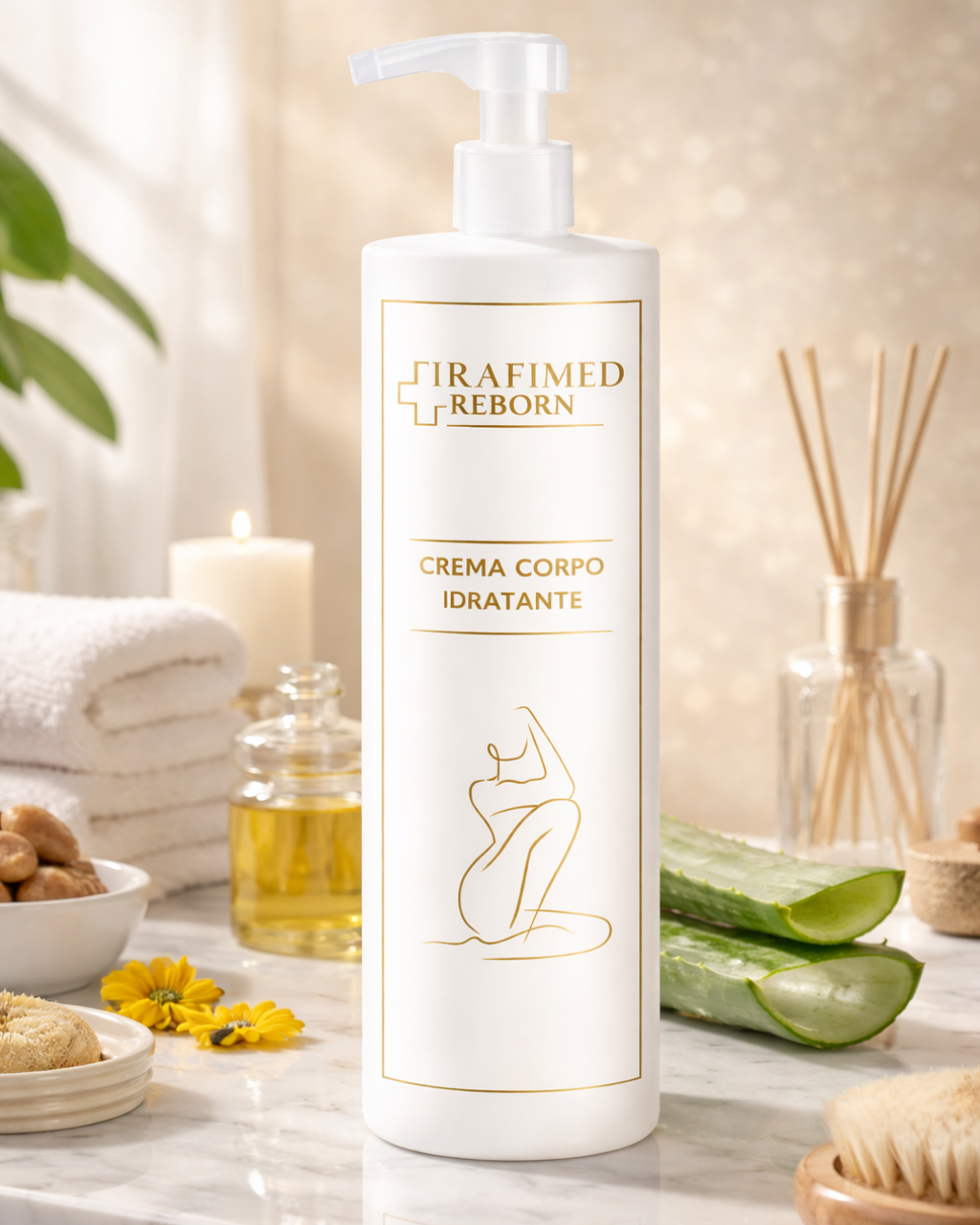Crema Corpo Idratante Naturale Rafimed — nutrimento profondo pelle secca
