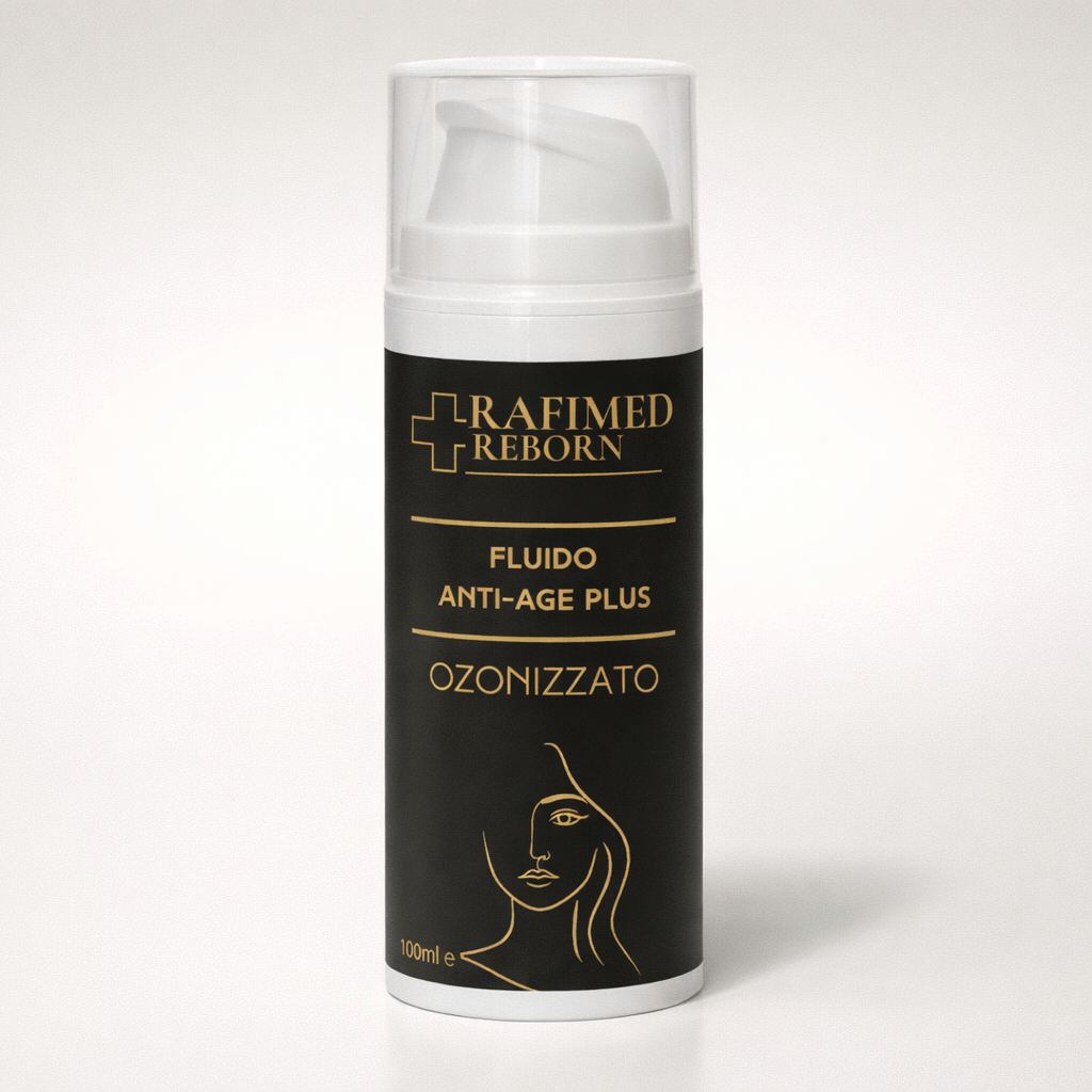 Fluido Anti-Age Plus Ozonizzato Rafimed — risultati trattamento pelle matura