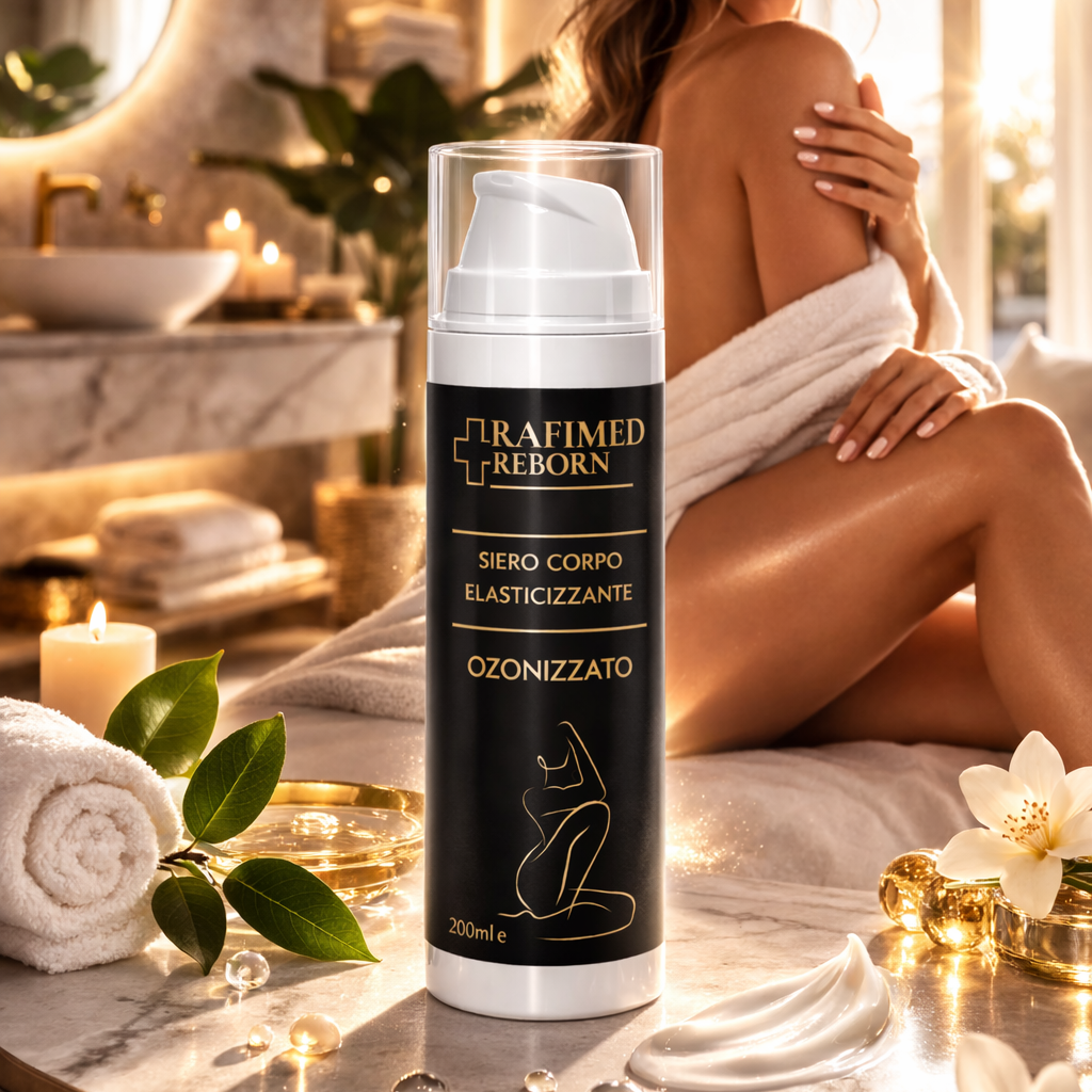 Siero Corpo Elasticizzante Ozonizzato Rafimed — flacone 200ml skincare naturale
